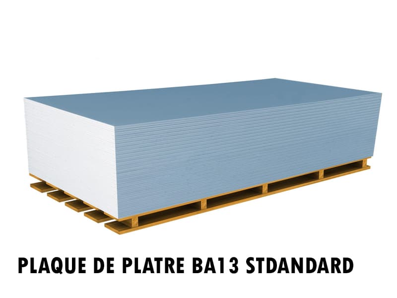 PLAQUE DE PLATRE BA13 STANDARD - Solution technique Chada Alyasmin Casablanca