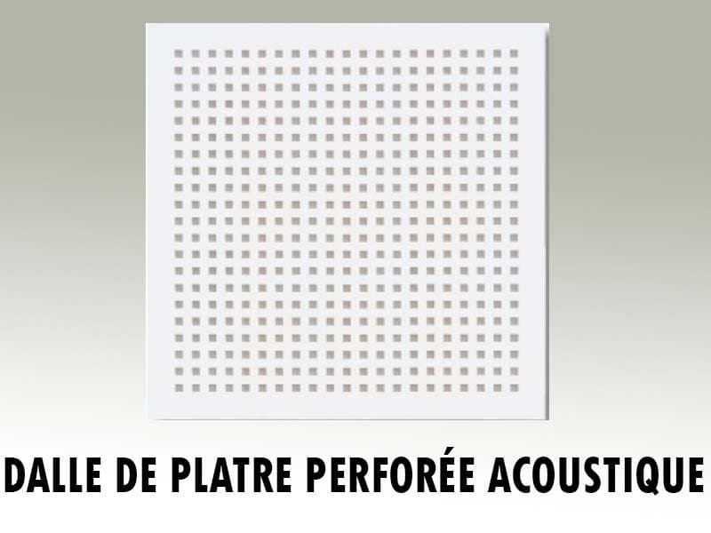 DALLE PERFORÉE ACOUSTIQUE - Solution technique Chada Alyasmin Casablanca